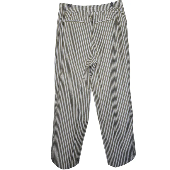 Scotch And Soda Striped Brown And Blue Women's Pants Size XL - Picture 3 of 14
